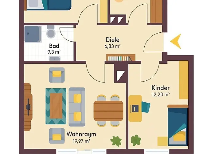 Apartament Zentrale 1og Mit Wlan & Kaffee